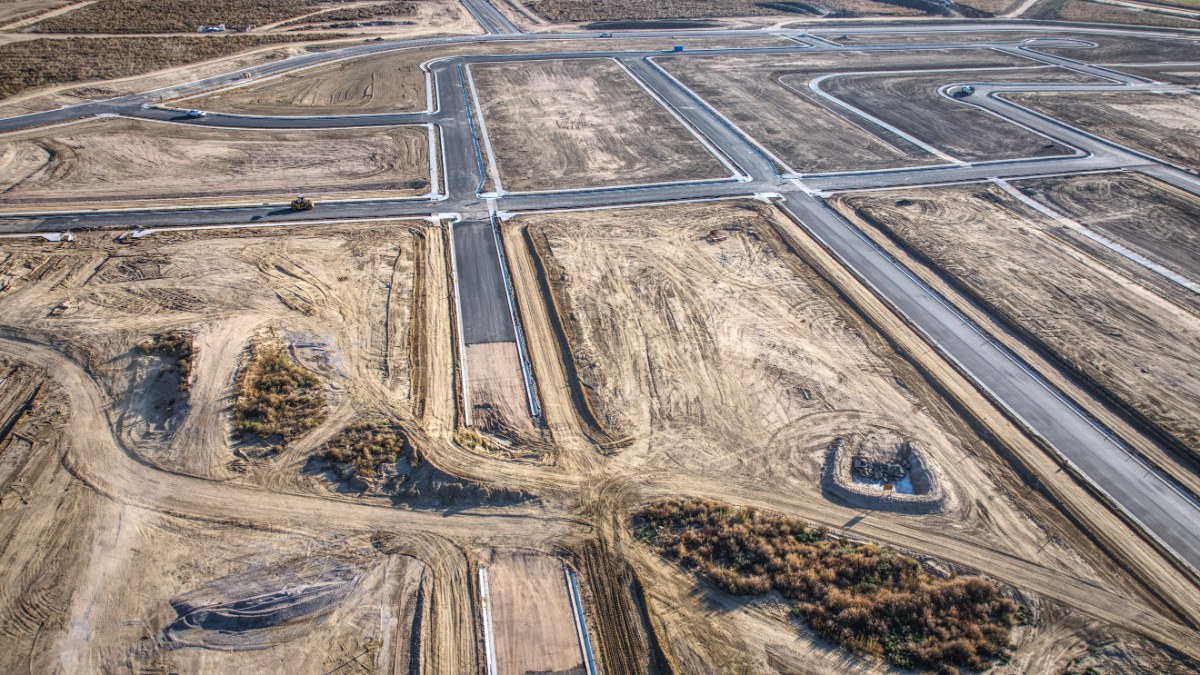 Site work turning entitled land into buildable lots