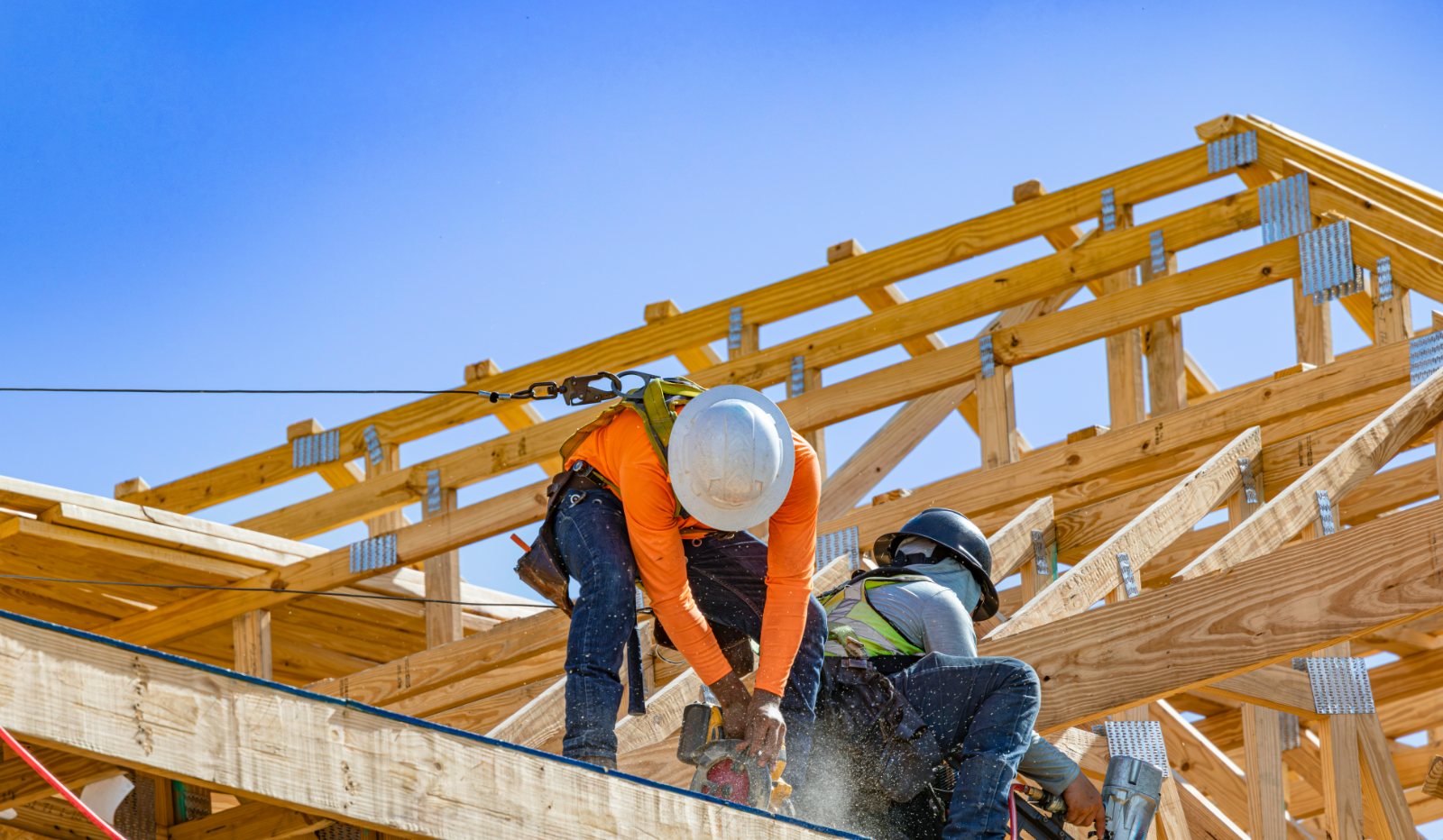Homes under vertical construction